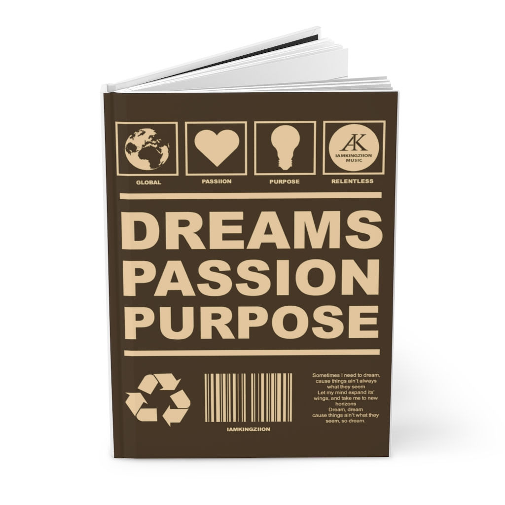 DPP (Dreams Passion Purpose) Hardcover Ruled Journal - B&C (Hardback)