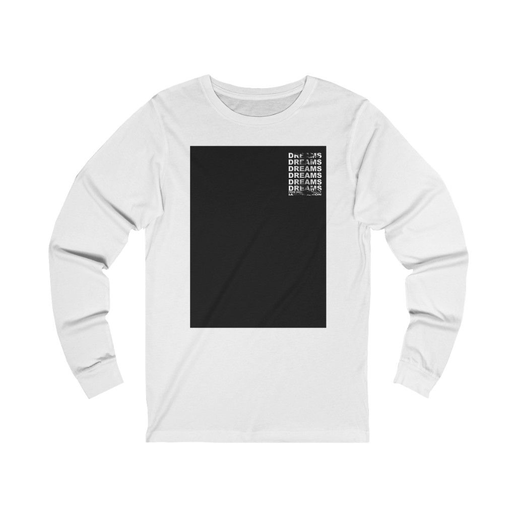 Repeated Dreams Graphic Long Sleeve T-shirt.