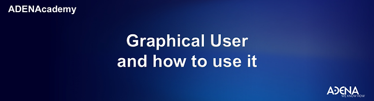 Graphical User Interface controls on an AREC Media Station