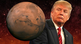 DONALD TRUMP PIDIÓ A NASA LLEVAR HUMANOS A MARTE EN SU MANDATO