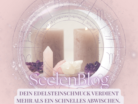 Edelsteinschmuck reinigen mit Kerzen und Kristallen – SeelenOase Augsburg
