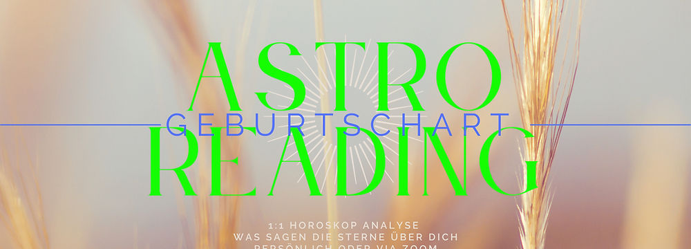 Titelcover für die Geburtschart Analyse von intuitionclub und zeigt die typische neongrüne Schrift vor beigem Hintergrund