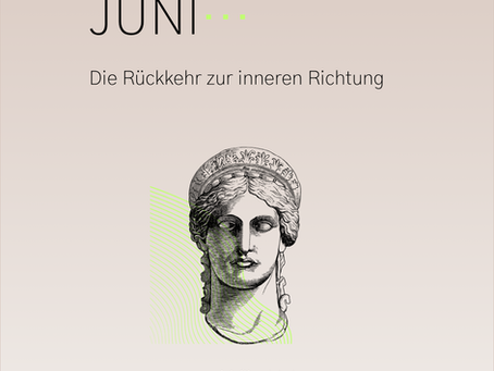 Gott Juno als Symbol für den Monat Juni