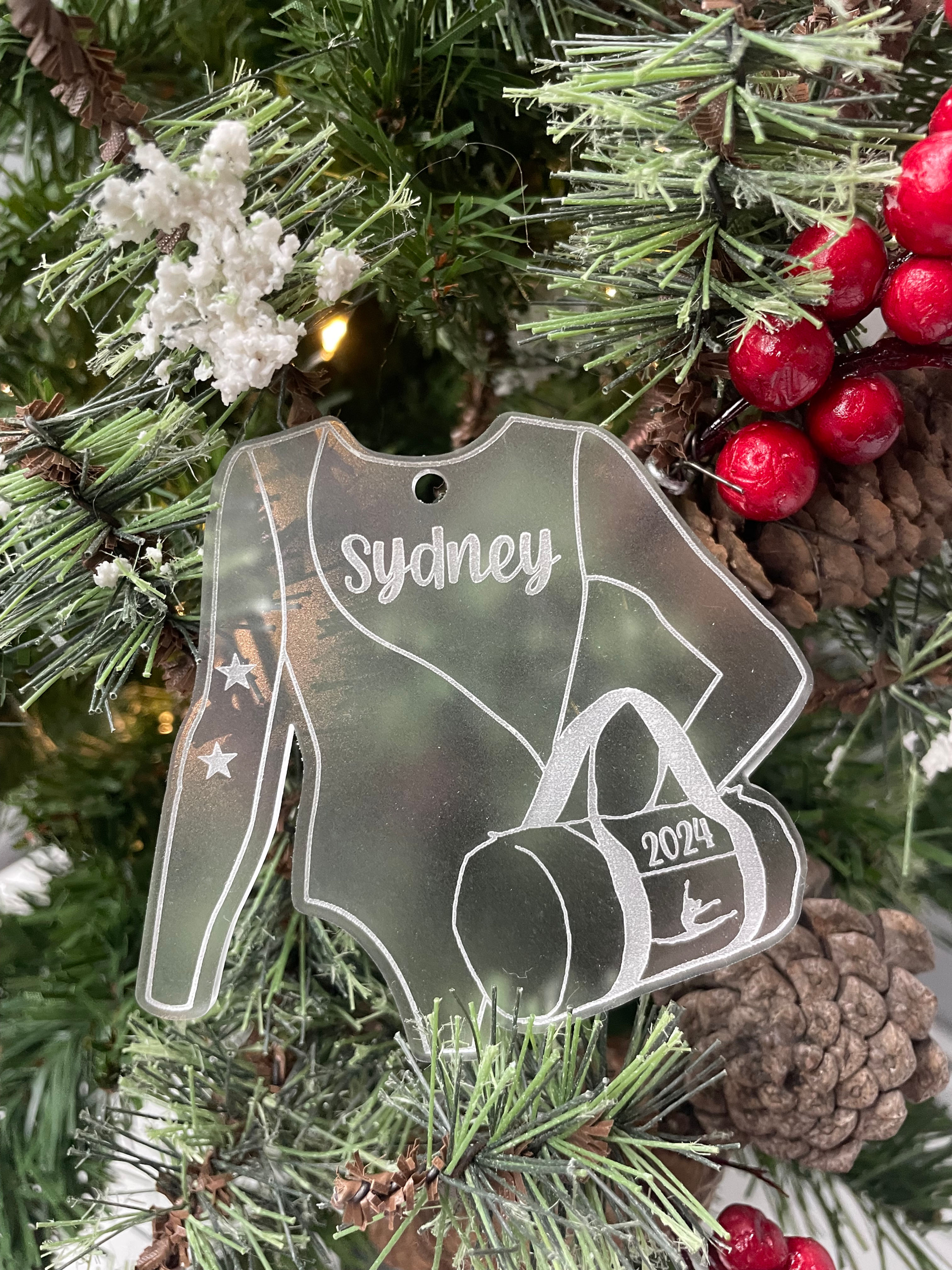 Gymnastics Leotard Ornament