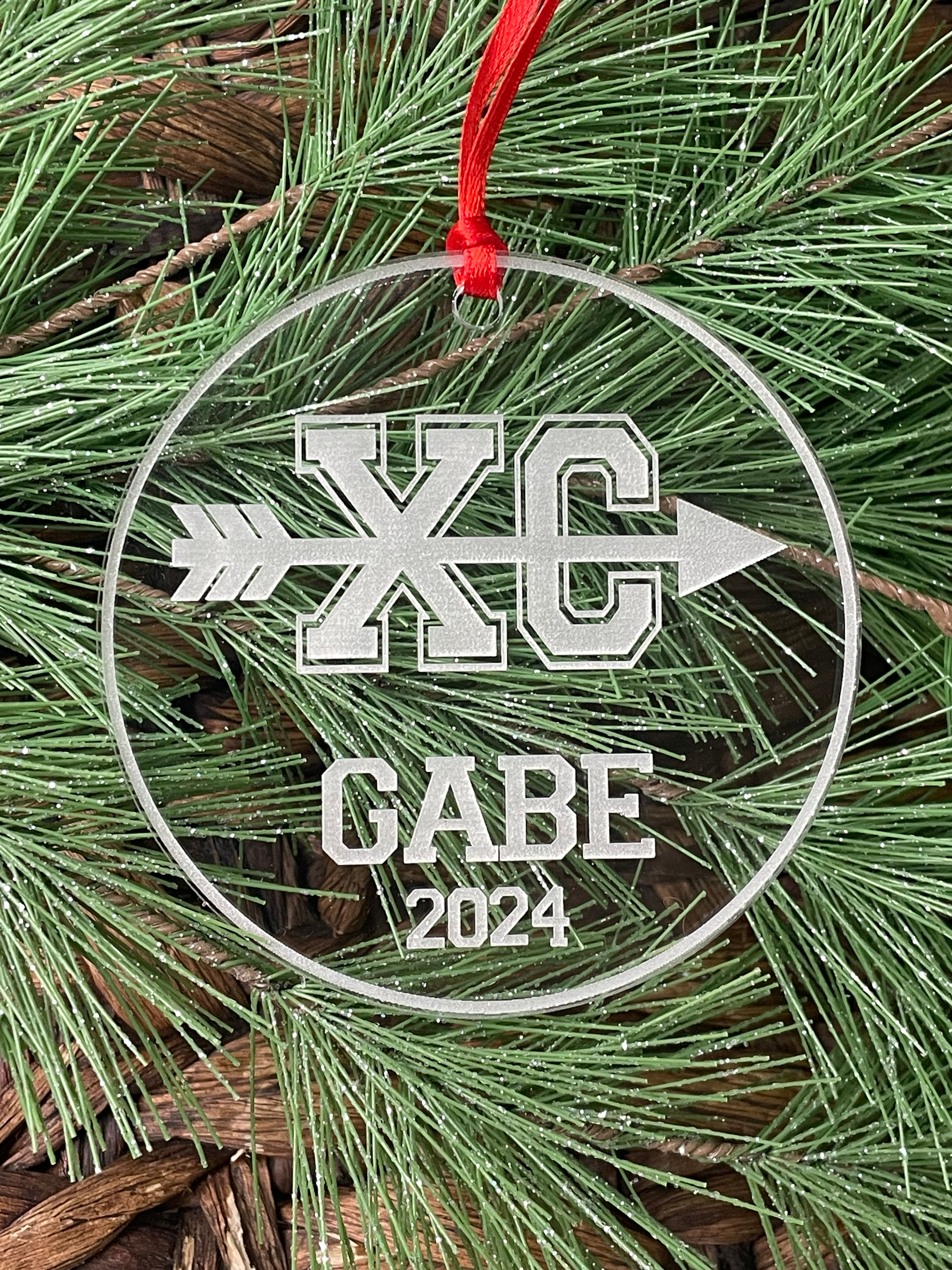 Cross Country Ornament