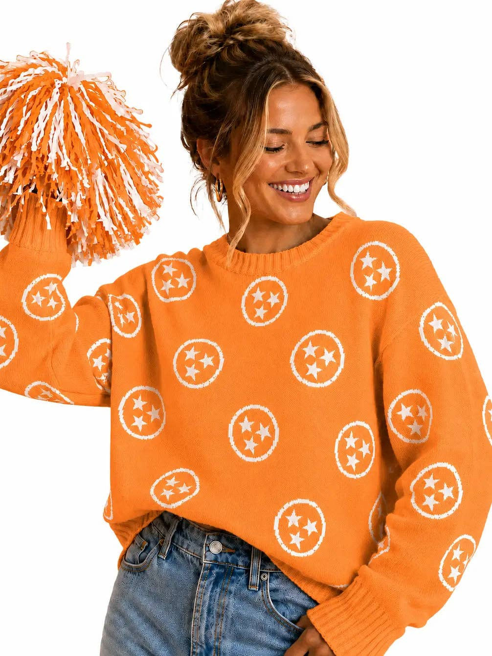 Tennessee Tri Star Orange Sweater