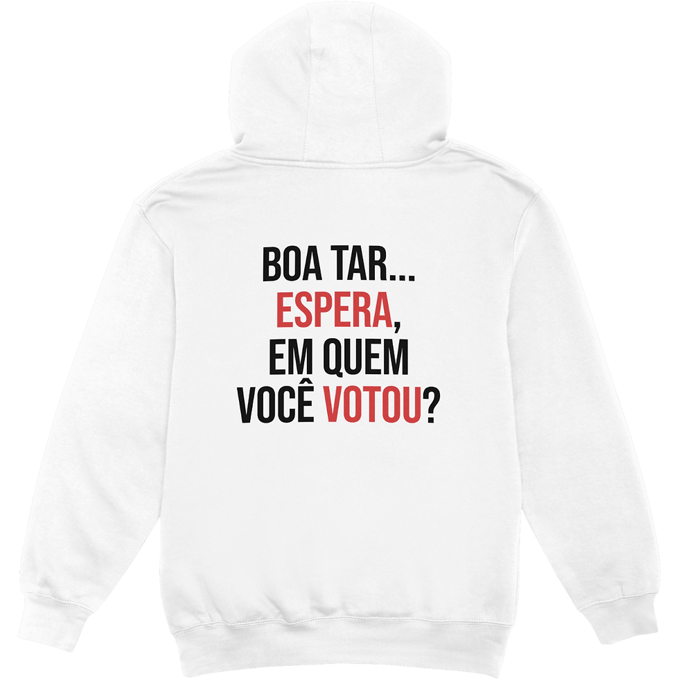 Miniatura: Camiseta "Boa tar espera em quem você votou"