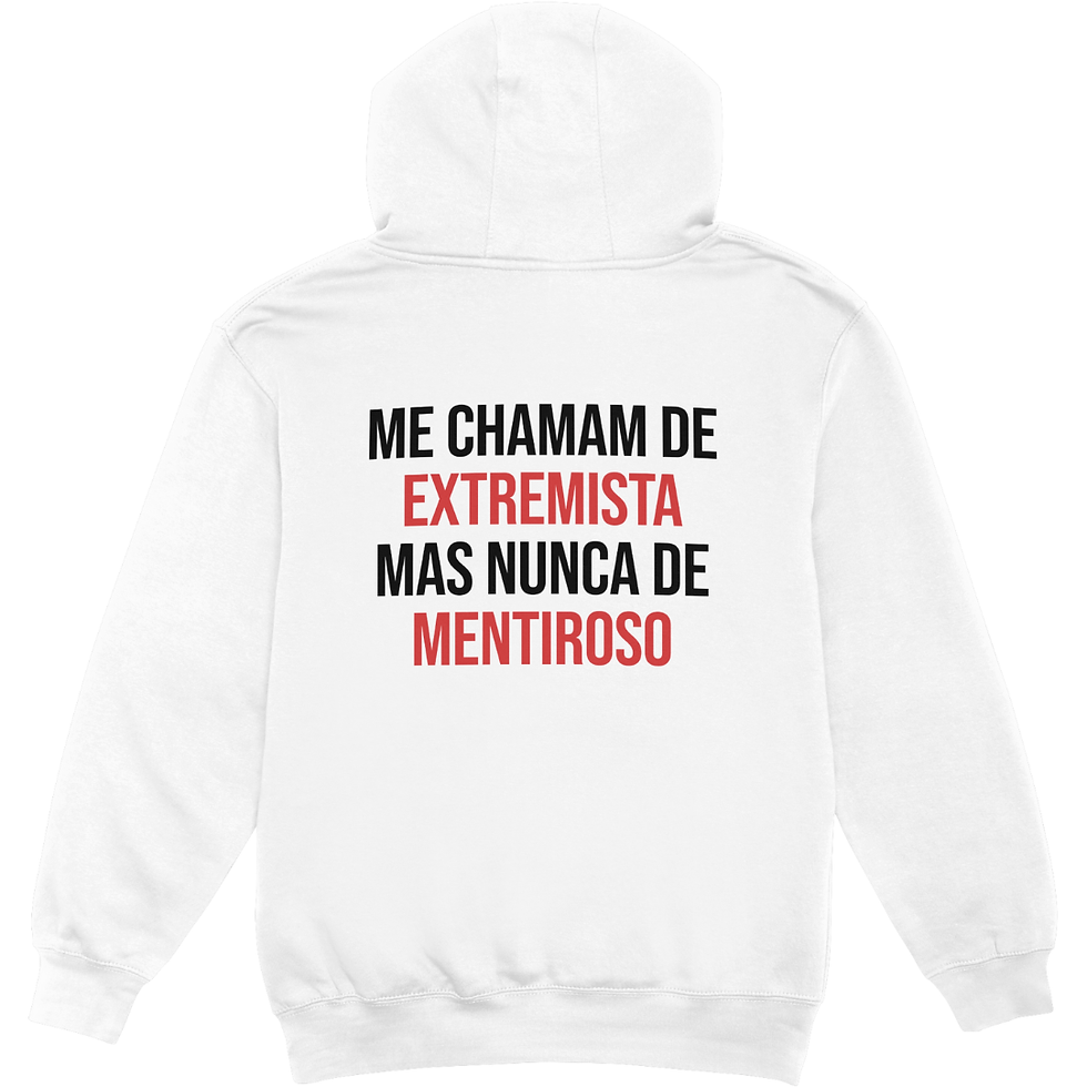 Miniatura: Camiseta "Me chamam de extremista mas nunca de mentiroso"