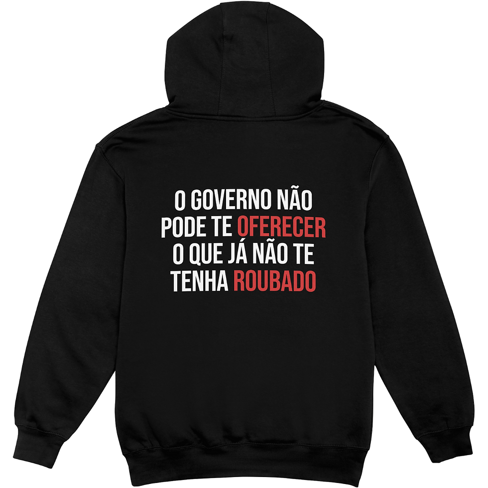 Miniatura: Camiseta "O governo não pode te oferecer o que já não te tenha roubado"