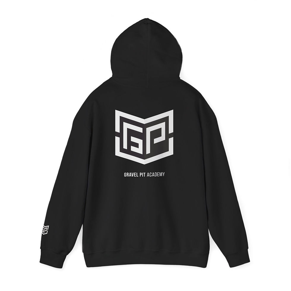 Thumbnail: FUELED BY HUSTLE - Gravel Pit Heavy Blend Hooded Sweatshirt 