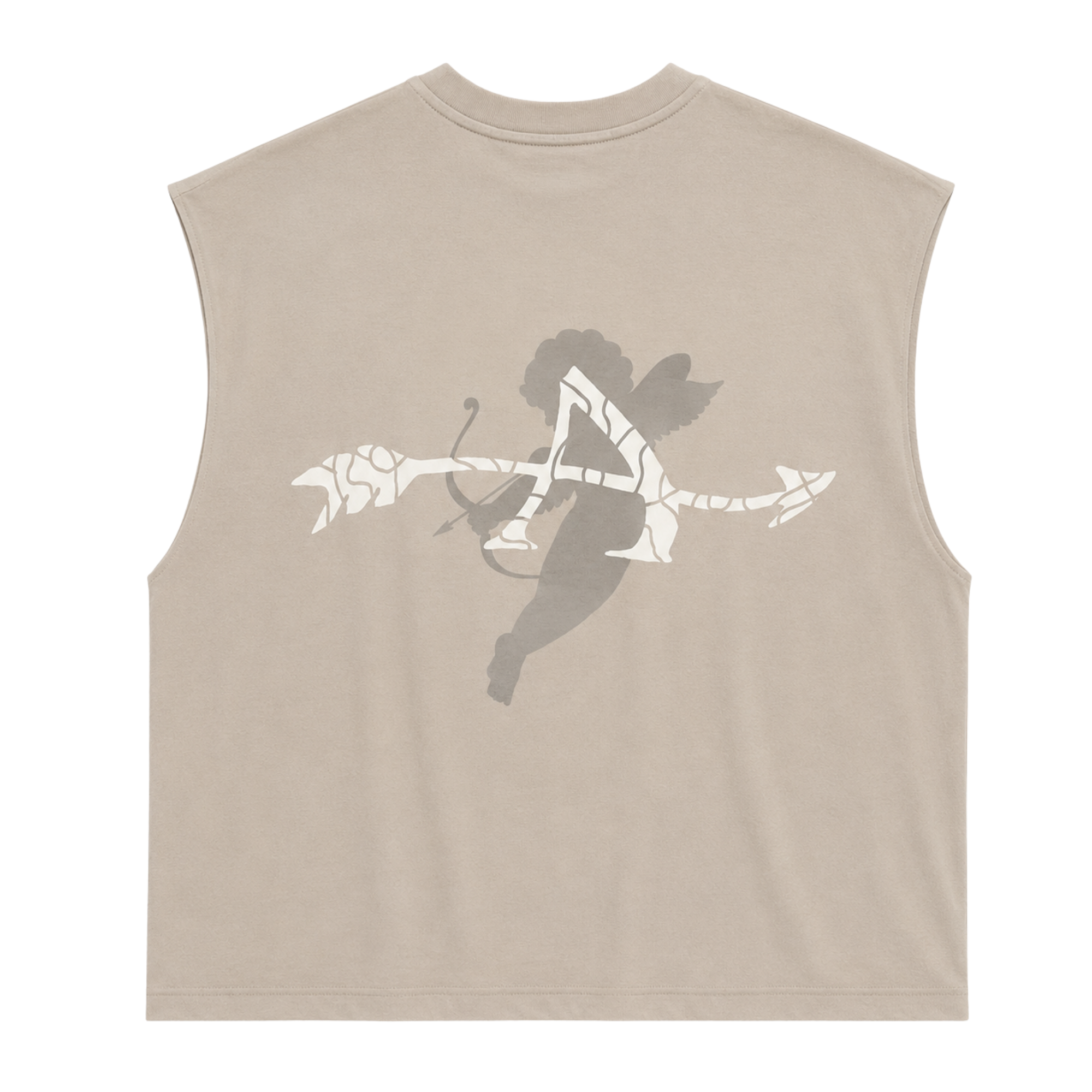 Sleeveless Beige