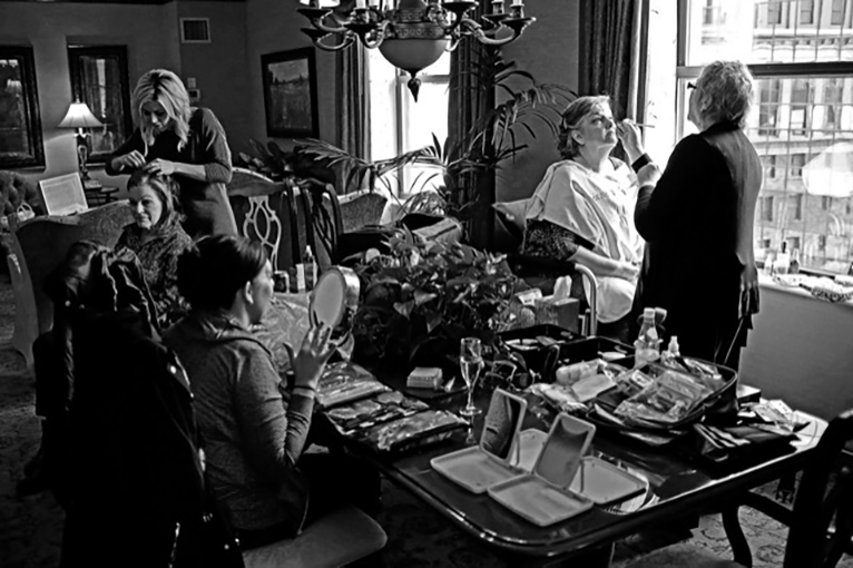 Bridal makeup and hairstyles