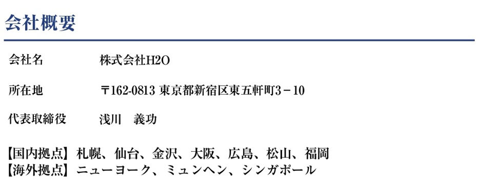 会社概要