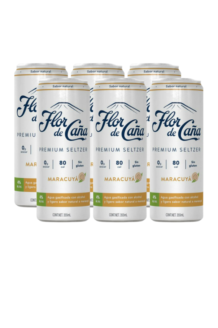 Flor De Cana Passionfruit in a 6 pack