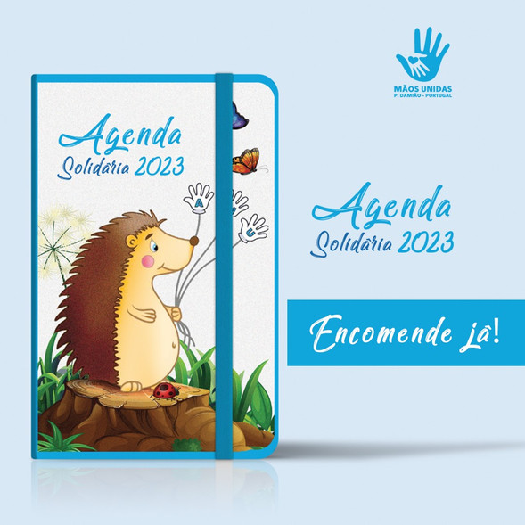 Já reservou a nossa Agenda Solidária 🫂 Mãos Unidas 2023?
Pode reservar a sua agenda enviando mensagem 📩 privada através da nossa página de Facebook/Instagram ou contactando-nos através do e-mail: geral@maos-unidas.pt