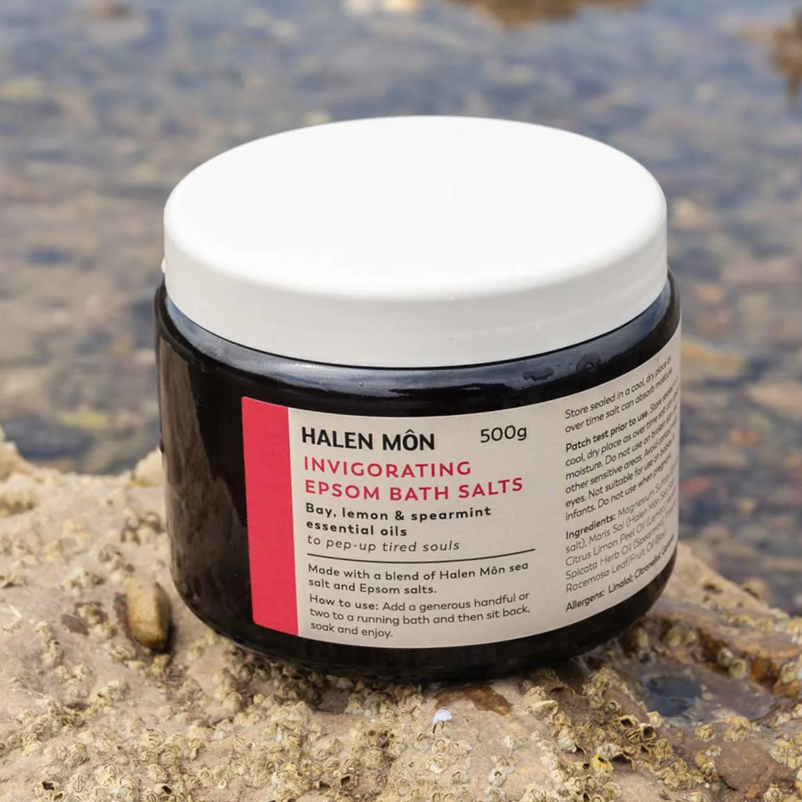 Halen Môn Invigorating Epsom Bath Salts with Halen Môn Sea Salt 500g