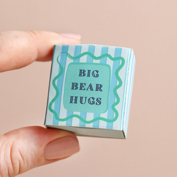 Thumbnail: Tiny Matchbox Ceramic Bear Token