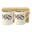 Thumbnail: Emma Bridgewater Black Toast 'Mrs & Mrs' Set of 2 1/2 Pint Mugs Boxed