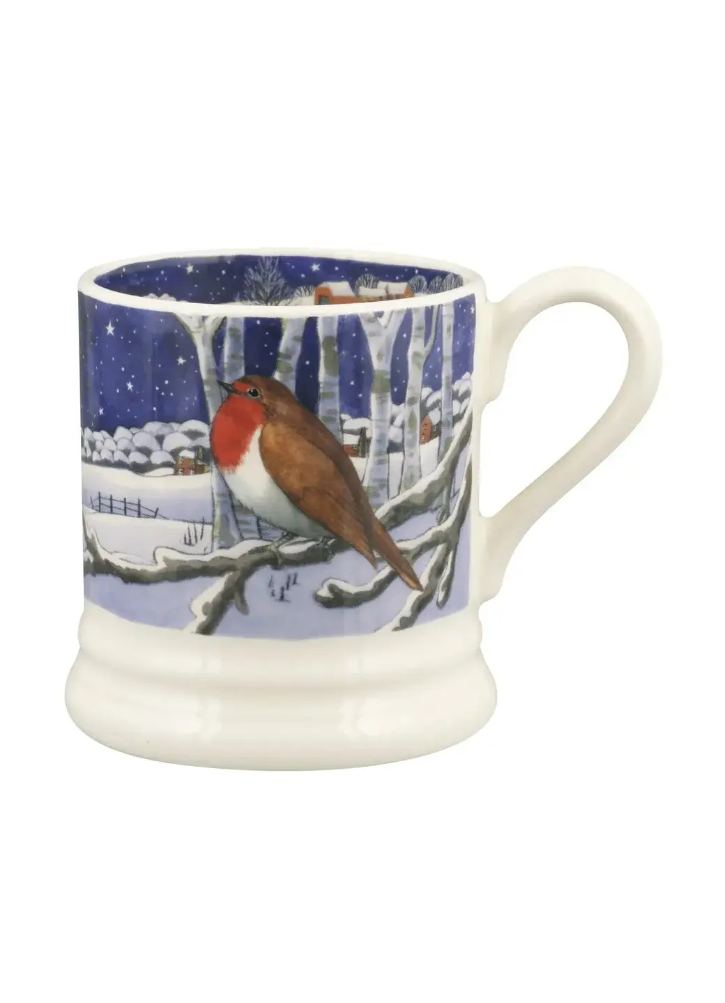 Emma Bridgewater Midnight Robin 1/2 Pint Mug