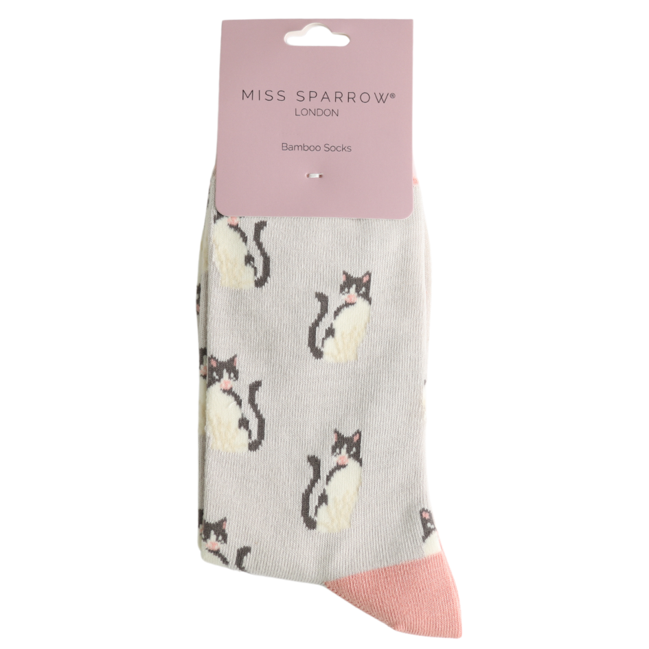 Thumbnail: Cool Cats Silver Socks