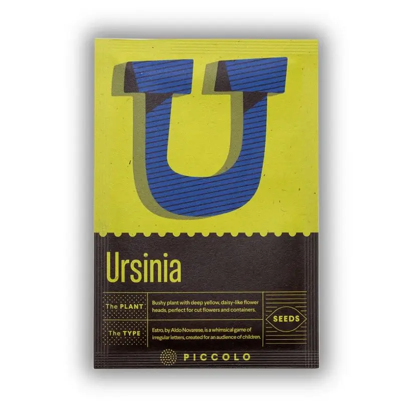 Botanical Alphabet Seed Pack - U - Ursinia
