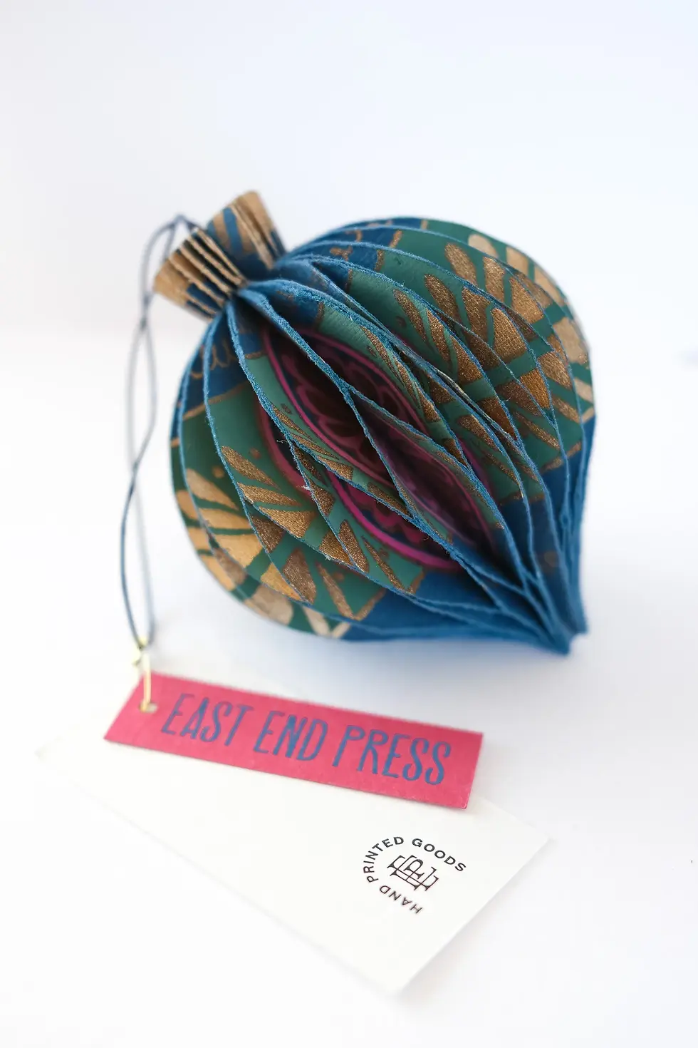 Blue Bauble Honeycomb