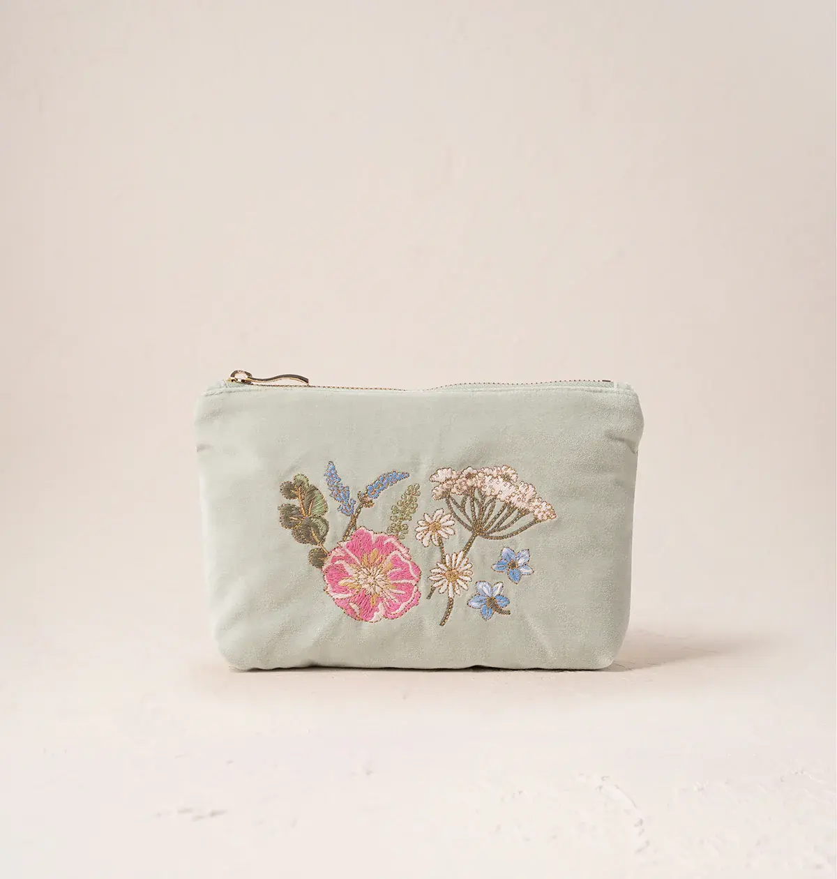 Elizabeth Scarlett Pressed Flowers Mini Pouch