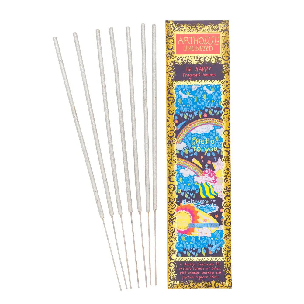 Arthouse Unlimited Be Happy Incense Sticks