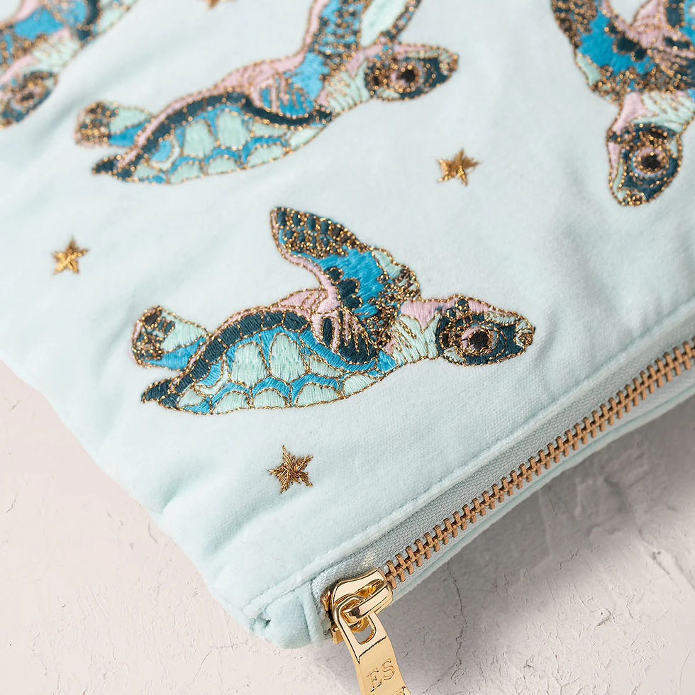 Thumbnail: Elizabeth Scarlett Baby Turtle Conservation Everyday Pouch