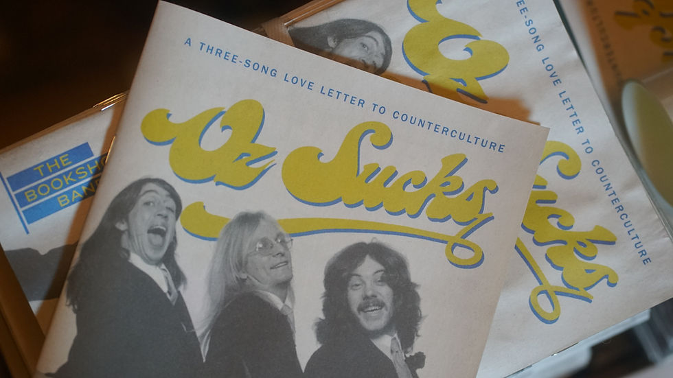 Thumbnail: Oz Sucks cassette + signed mag + hand spray-painted envelope