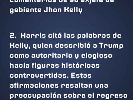la candidata presidencial Kamala Harris llama al ex presidente Trump "fascista"
