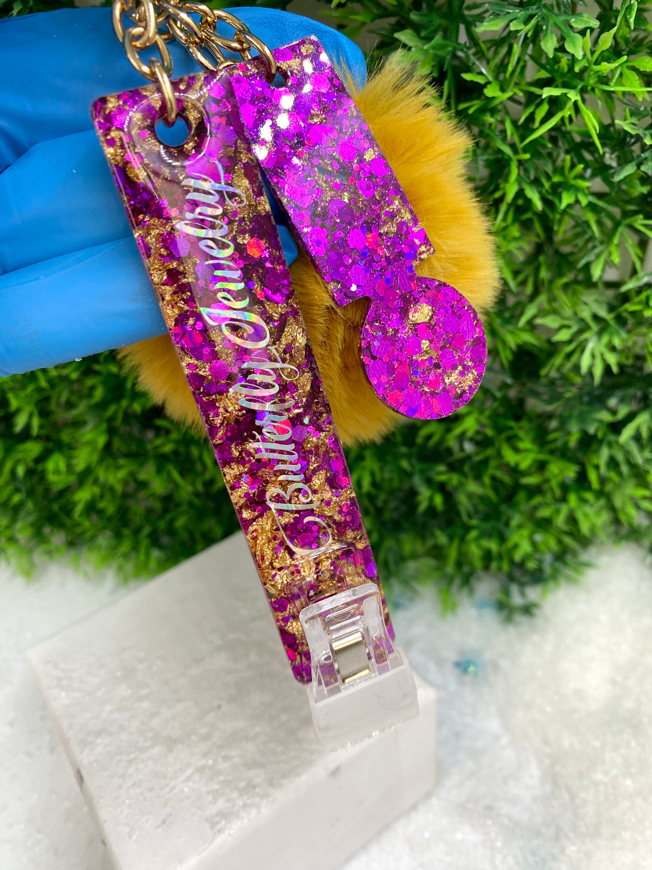 Ensemble attrape CB avec jeton (Mélange de paillettes)