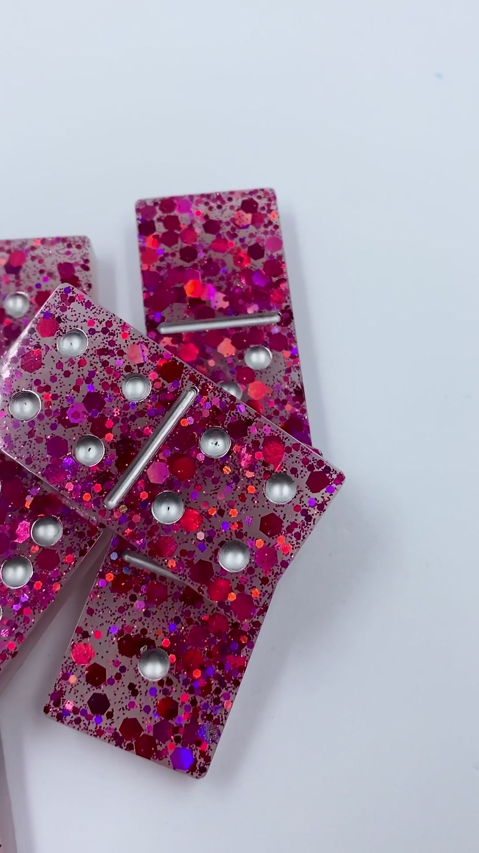 الصورة المصغرة: Jeu de dominos (Paillettes et poudre de mica au verso)