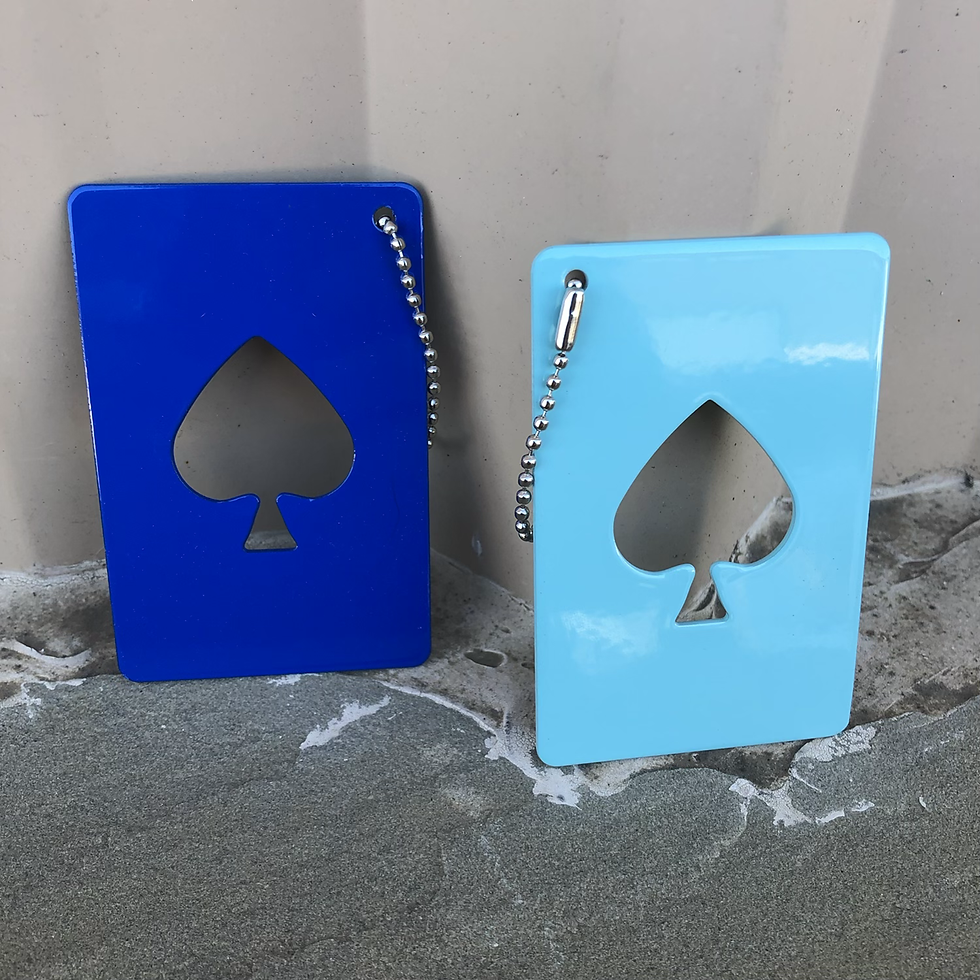 Thumbnail: Ace Card Steel Keychain and Bottle Opener