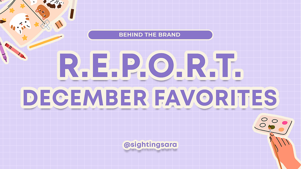 December R.E.P.O.R.T.: What I Read, Created, and Refined This Month