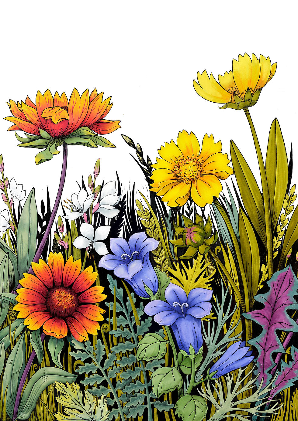 "The Garden in May" unframed