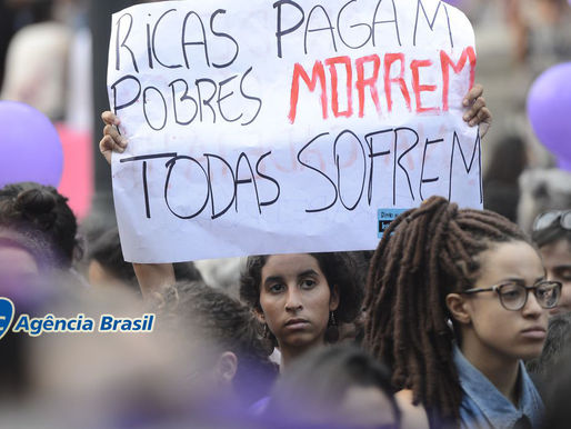 BRASIL | Uma em cada sete mulheres, aos 40 anos, já passou por aborto no Brasil.