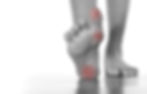 a diagram of a foot pain
