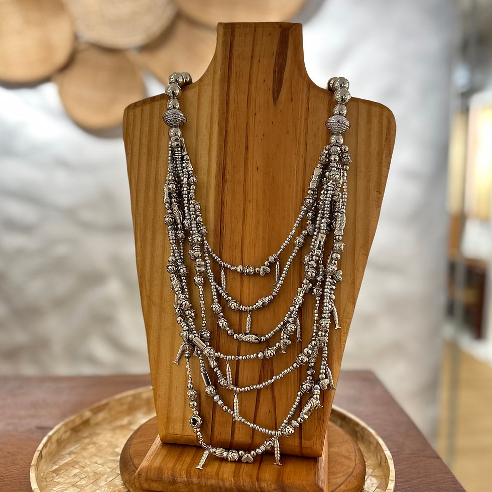 Miniatura: Máxi colar múltiplo peixinhos 