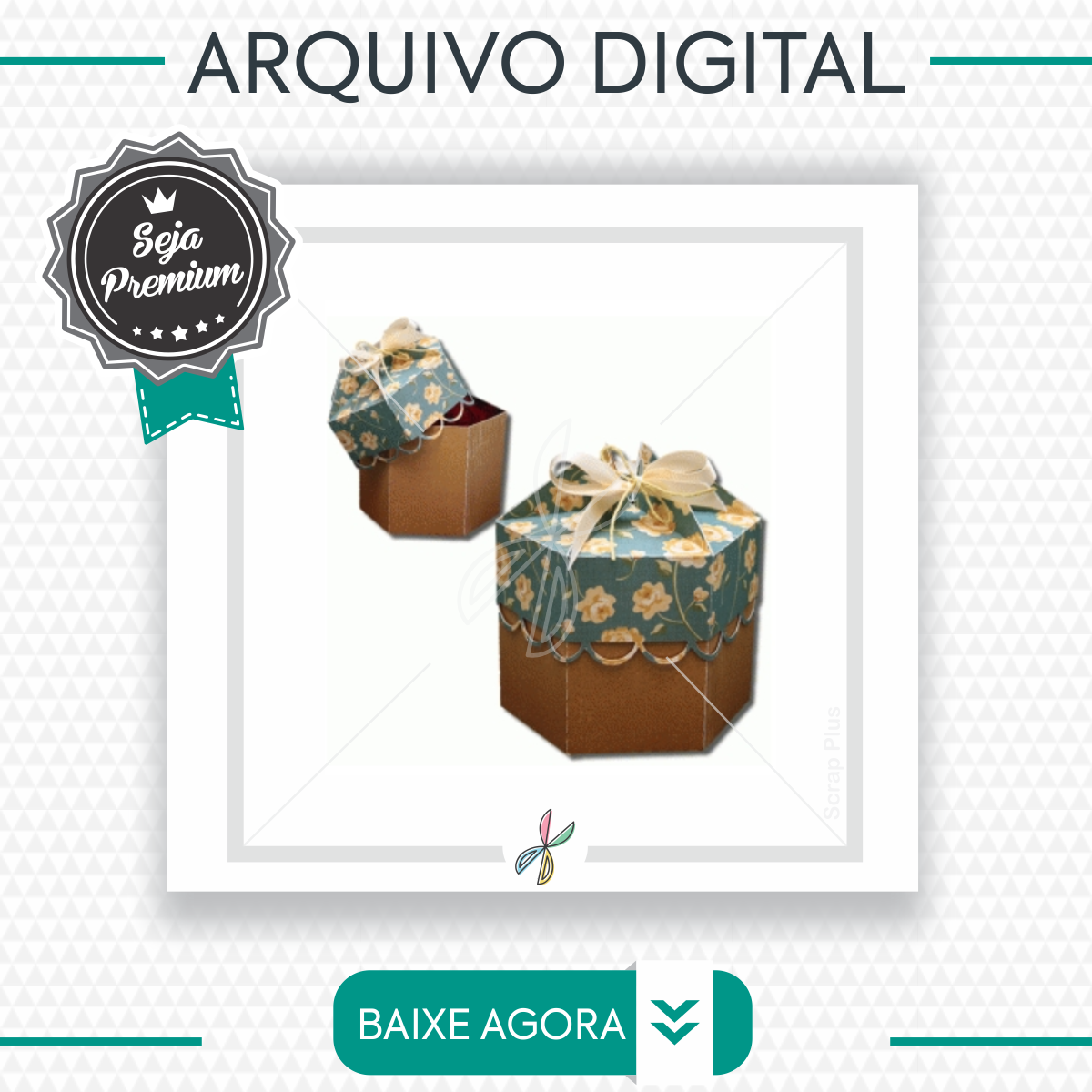 Arquivo De Corte - Caixa Do Leite De 6 Lados 3d