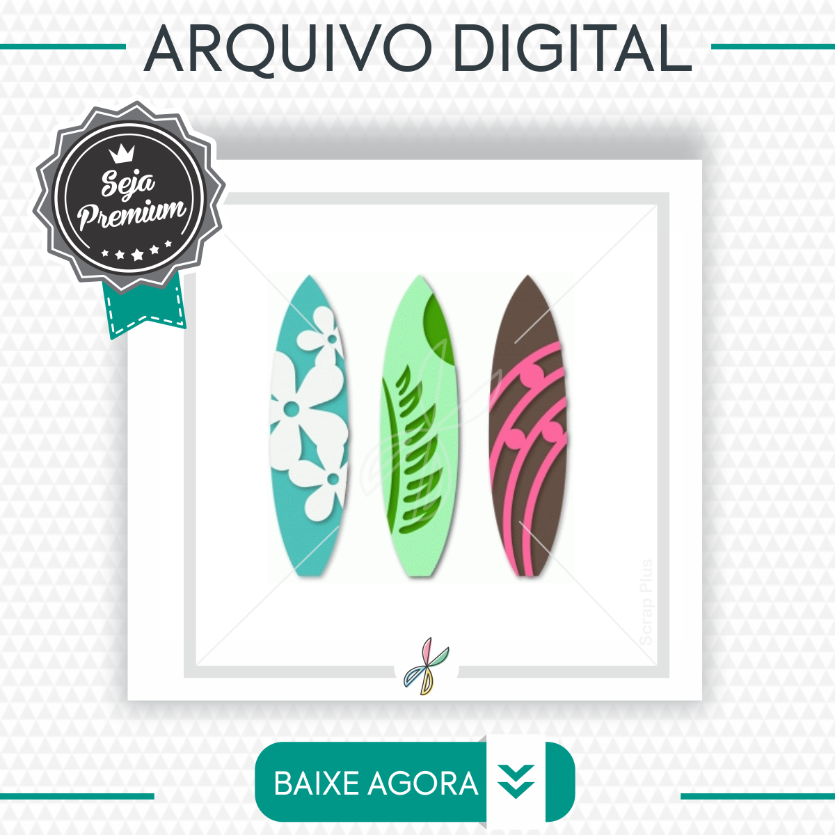 Arquivo De Corte - Prancha De Surf