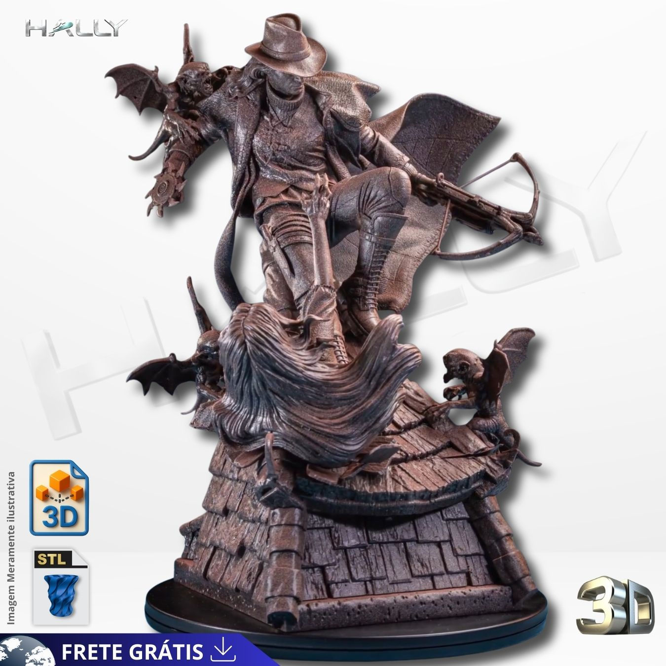 Arquivo Impressora 3D STL - Van Helsing sa Hinakão X Hunt