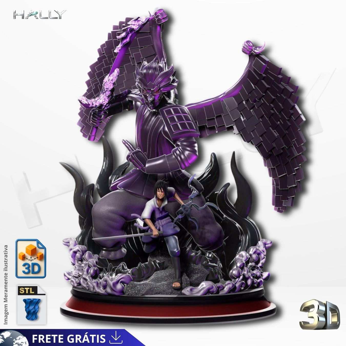 Arquivo Impressora 3D STL -  Sasuke Sussano - Naruto