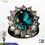 섬네일: Arquivo Impressora 3D STL - Joias - Anel de Pedras