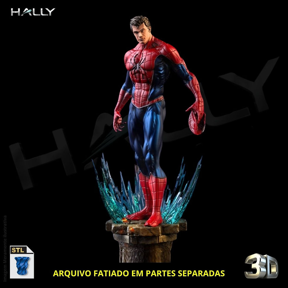 Miniatura: Arquivo Impressora 3D STL -  Homem-Aranha