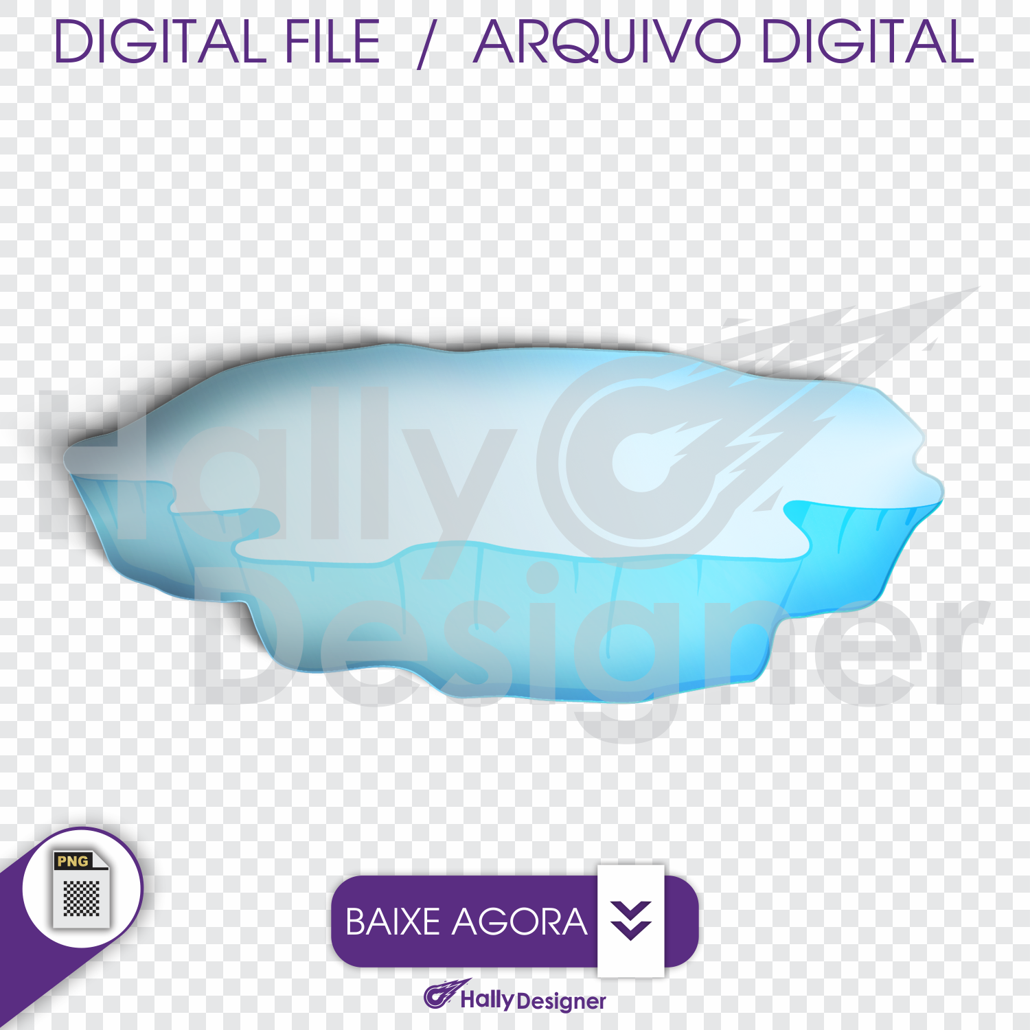 Arquivo Digital PNG - iceberg