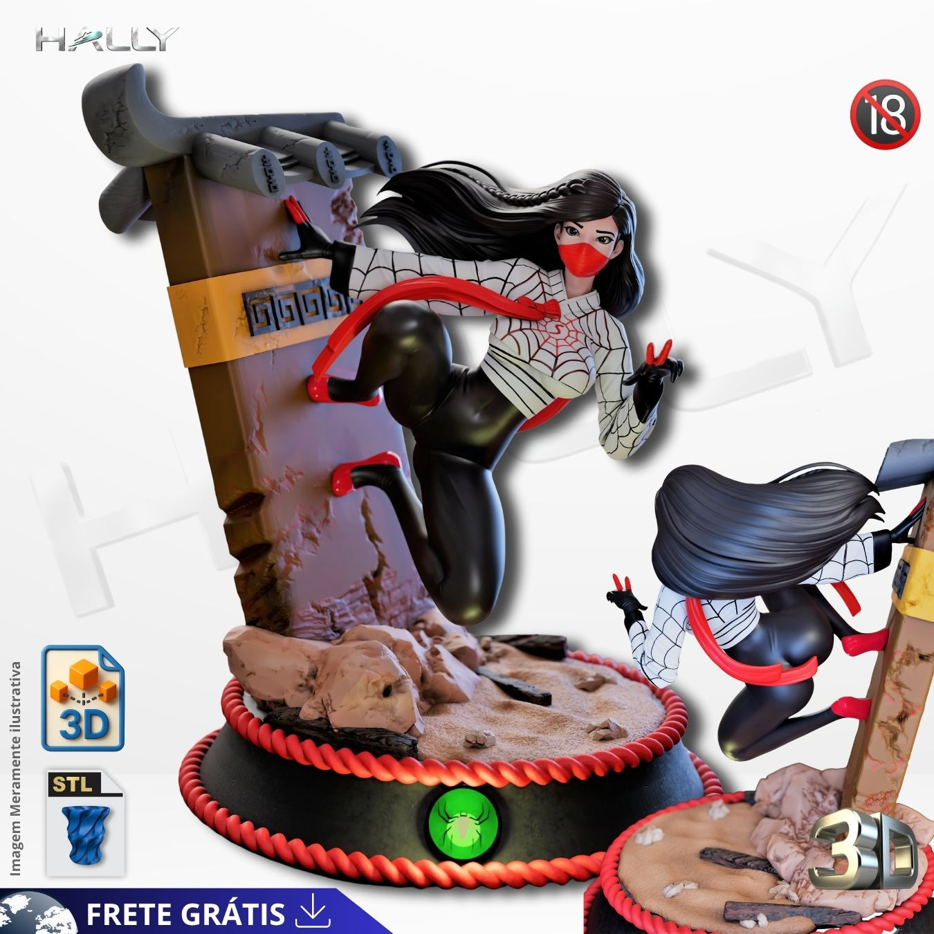 Arquivo Impressora 3D STL - Spider Silk