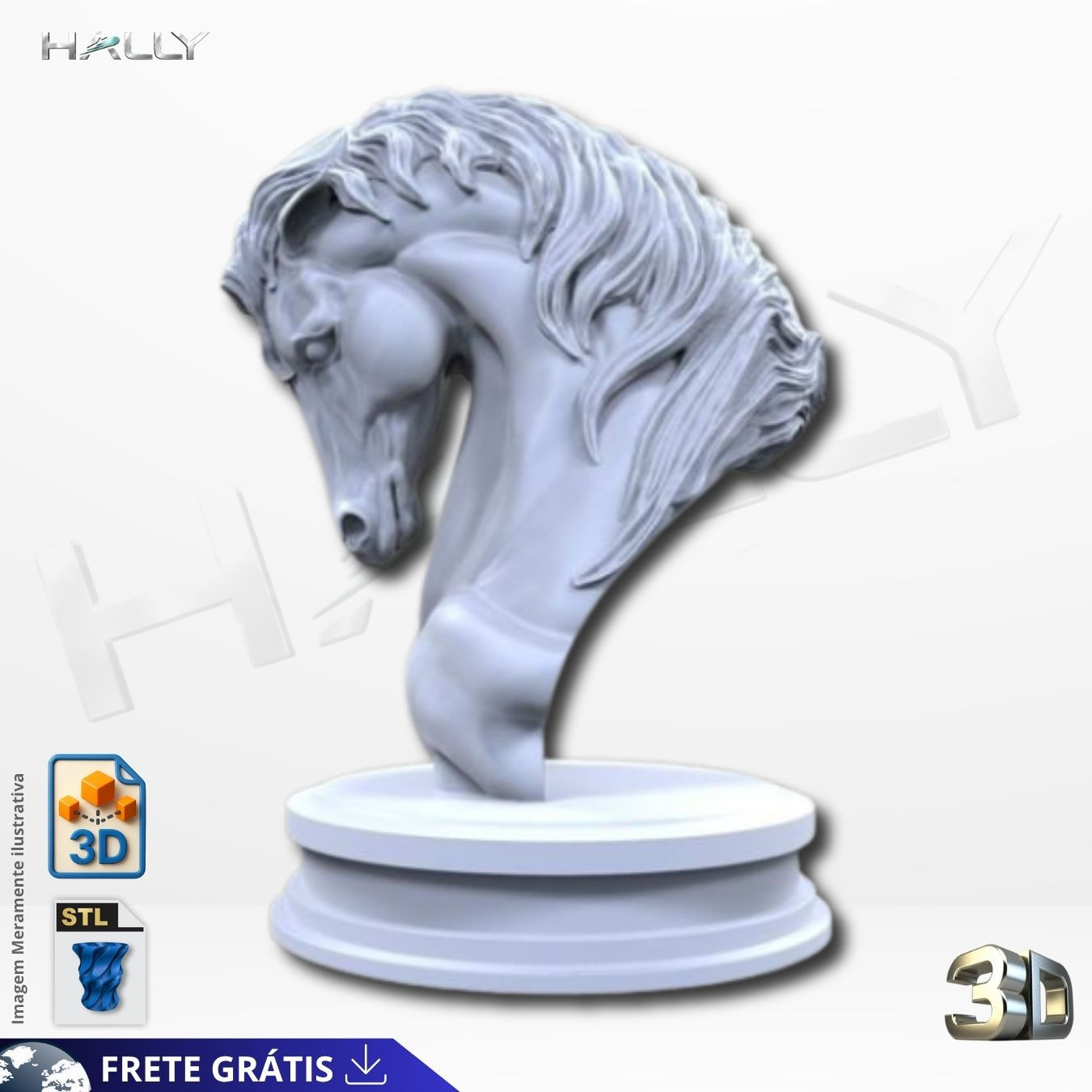 Arquivo Impressora 3D STL -  Torso de um cavalo 3D