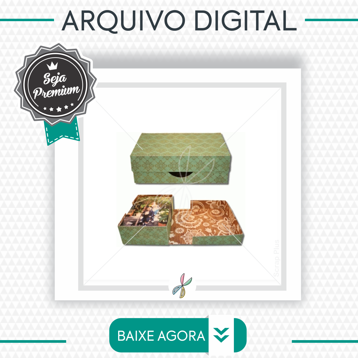 Arquivo De Corte - Caixa Para Fotos