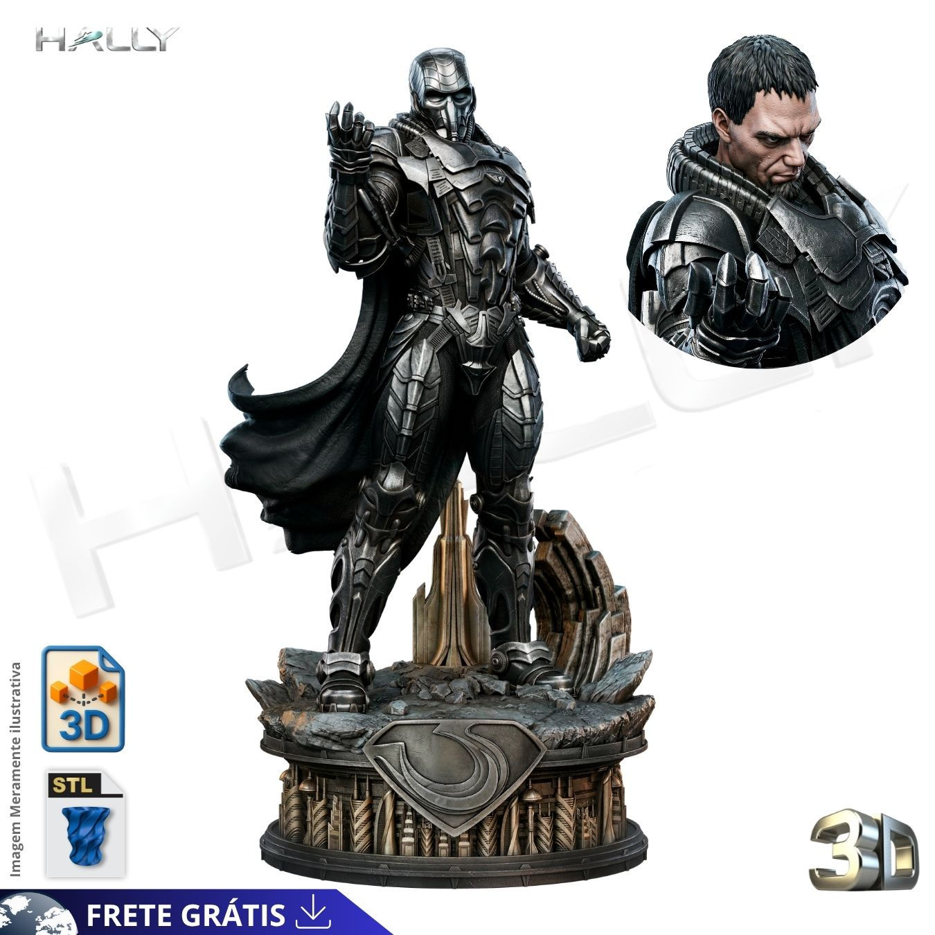 Arquivo Impressora 3D STL -  General Zod